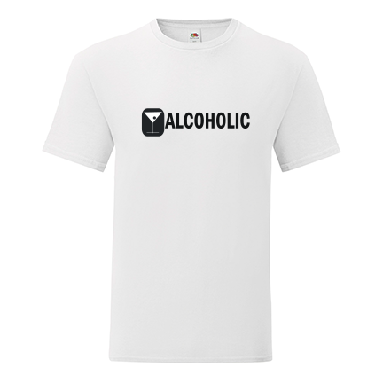 T-shirt Alcoholic-F05