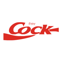 Тениска с щампа Enjoy cock-F21