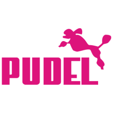 Тениска с щампа Pudel-F34