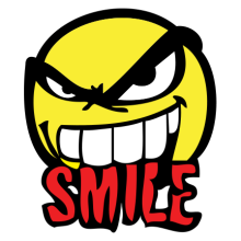 Тениска с щампа Smile-F36