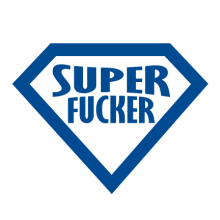T-shirt Super fucker-F63