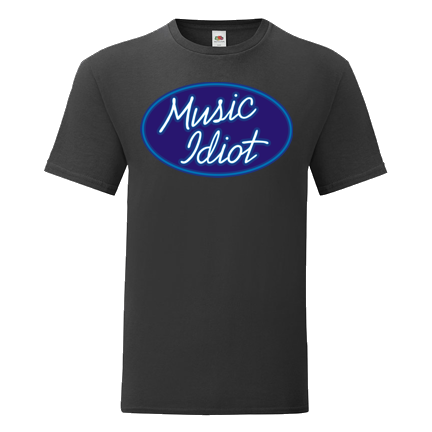 Тениска с щампа Music Idiot-F68
