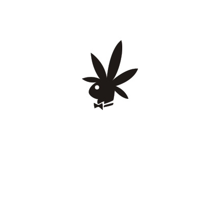 T-shirt Playboy-marijuana-F83