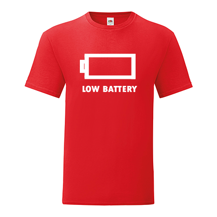 T-shirt Low battery-F86
