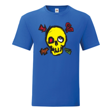Тениска с щампа Skull-F88