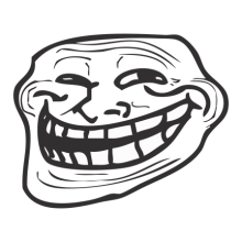 Тениска с щампа Laughing face meme-F92