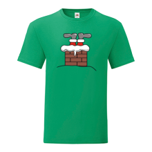 T-shirt Santa in chimney-I07