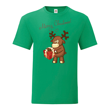 T-shirt-Merry Christmas-Deer-I21