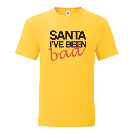 T-shirt Santa, I've been bad-I26