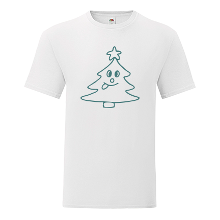 Тениска с щампа Christmas tree-I28