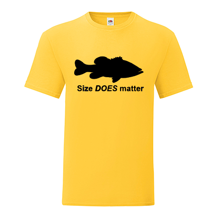 Тениска с щампа Size does matter-J10
