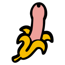T-shirt Banana dick-K16