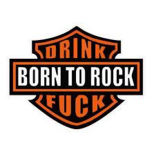 T-shirt Born to rock-M03