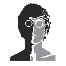 Тениска с щампа John Lennon-M05