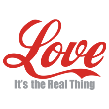 T-shirt Love is the real thing-S08