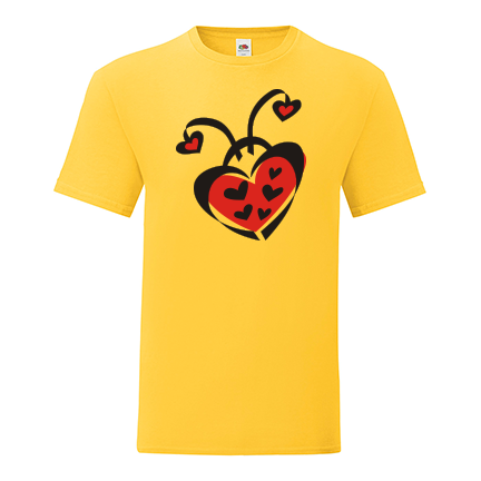 T-shirt Ladybug heart-S19