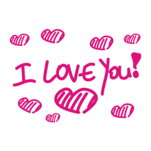 T-shirt I love you-S22