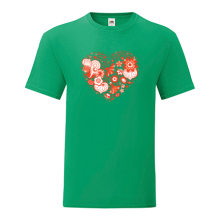 T-shirt Heart flowers-S23