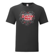 Тениска с щампа Love me-S24