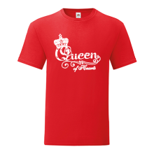 Тениска с щампа Queen of hearts-S27
