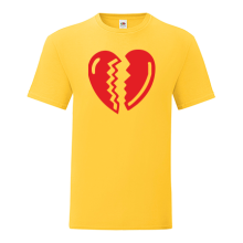 Тениска с щампа Broken heart-S28