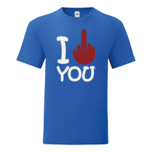 Тениска с щампа I fuck you-S29