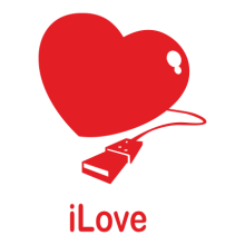 Тениска с щампа iLove-S30