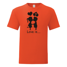 Тениска с щампа Love is-S44