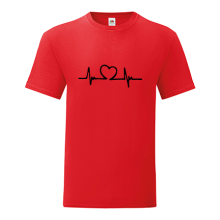 Тениска с щампа Heart rate-S48