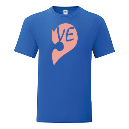 T-shirt Half heart-VE-S52