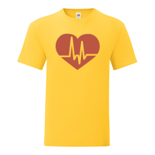 Тениска с щампа Heart rate-S58