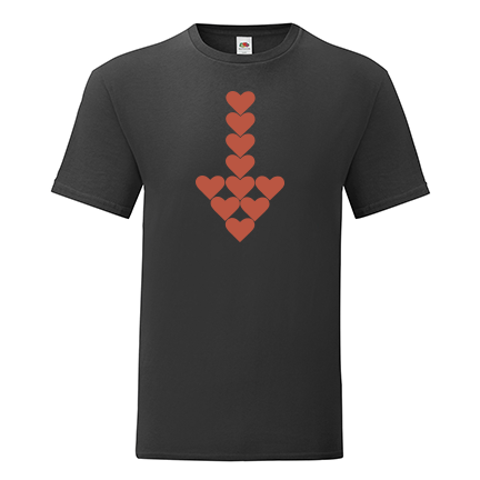 T-shirt Hearts arrow-S59