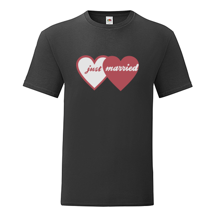 T-shirt Just married-S61
