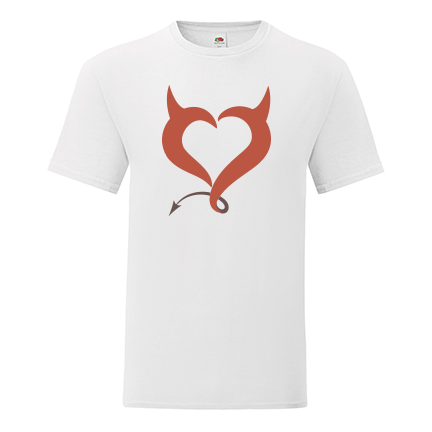 T-shirt Heart devil-S64
