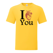 Тениска с щампа I heart you-S65